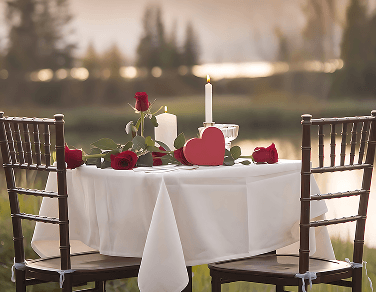 Romantik Masa ve Teklif Konsepti